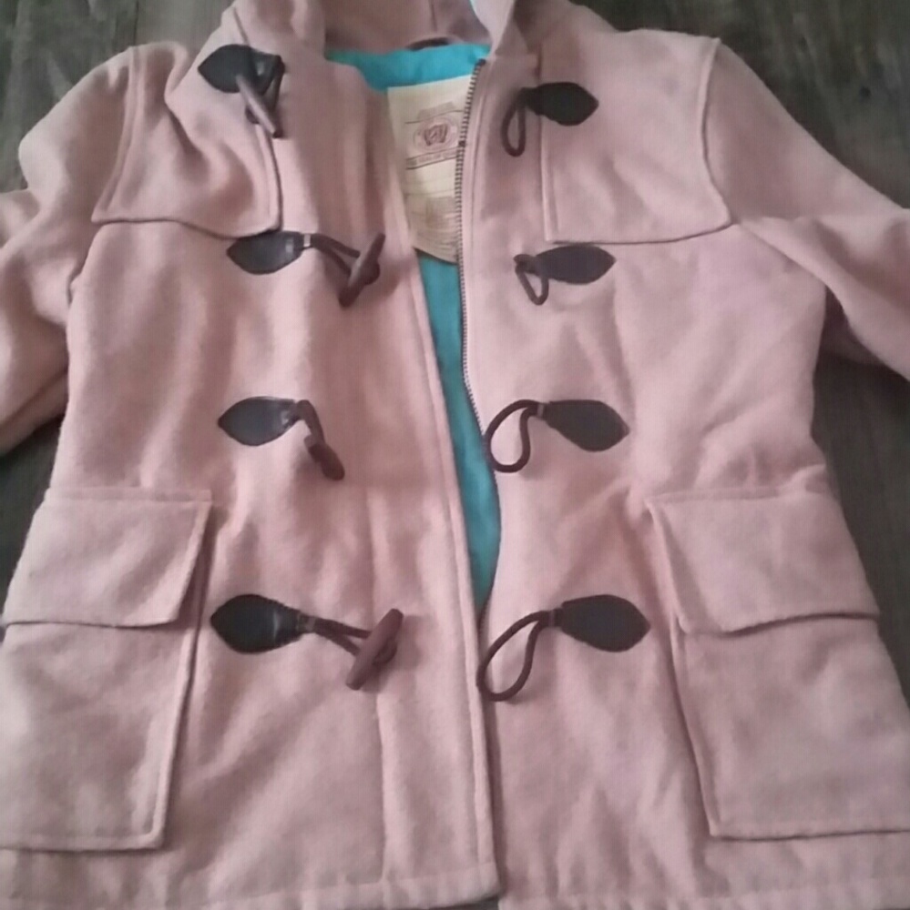 Blush pink coat